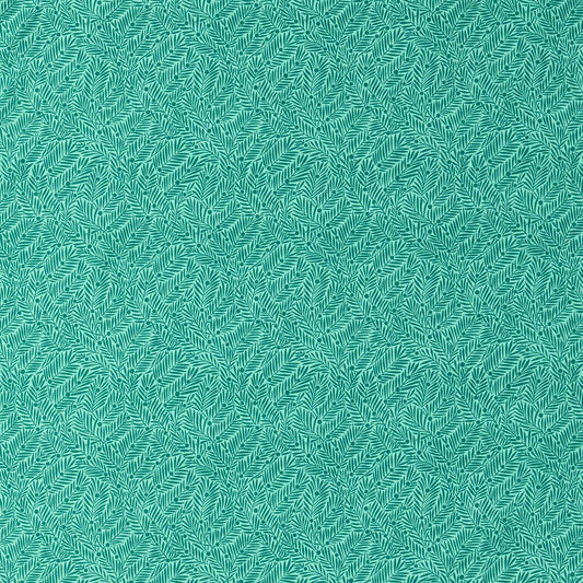 Sanderson - Yew & Aril Teal Fabric - MVOF227225 - Morris Wallpaper