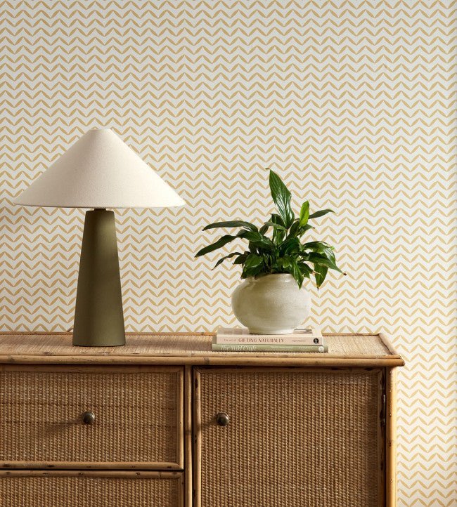 Sapling Wallpaper - Honey - Scion - NSCW113275 - Morris Wallpaper