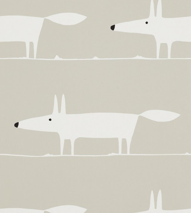 Mr Fox Wallpaper - Snow - 110845 - Scion