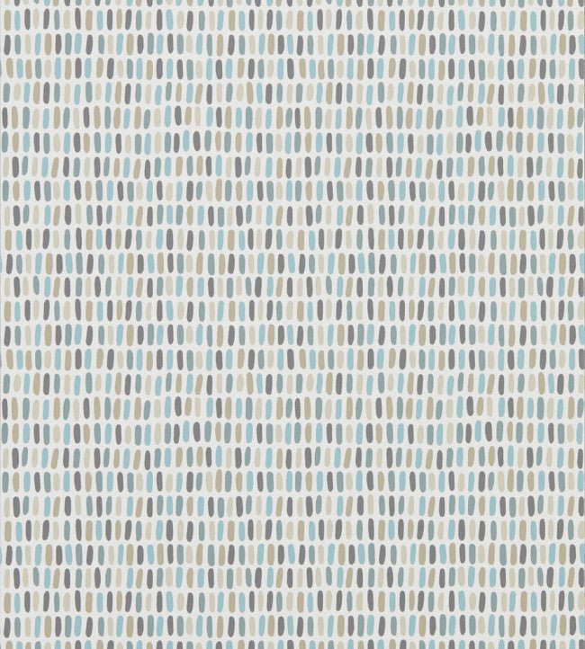 Tikku Wallpaper - Glacier / Pebble / Hemp - 111529 - Scion