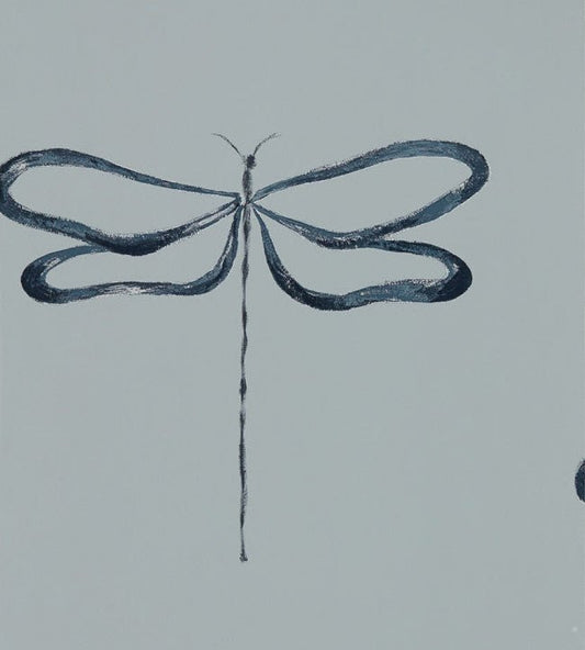 Dragonfly Wallpaper - Liquorice - 111932 - Scion