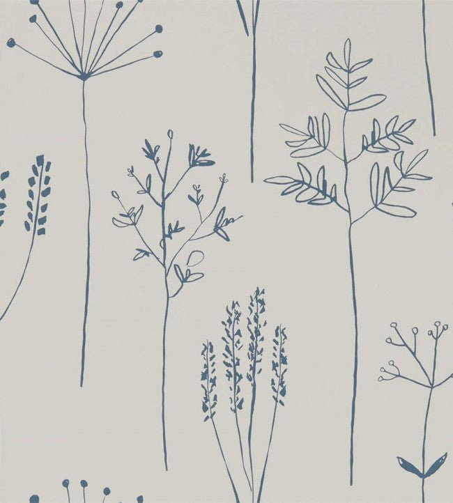 Stipa Wallpaper - Denim - 112019 - Scion