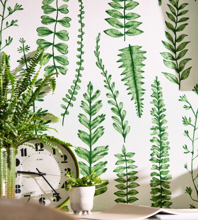 Ferns Wallpaper - Juniper - NART112798 - Scion