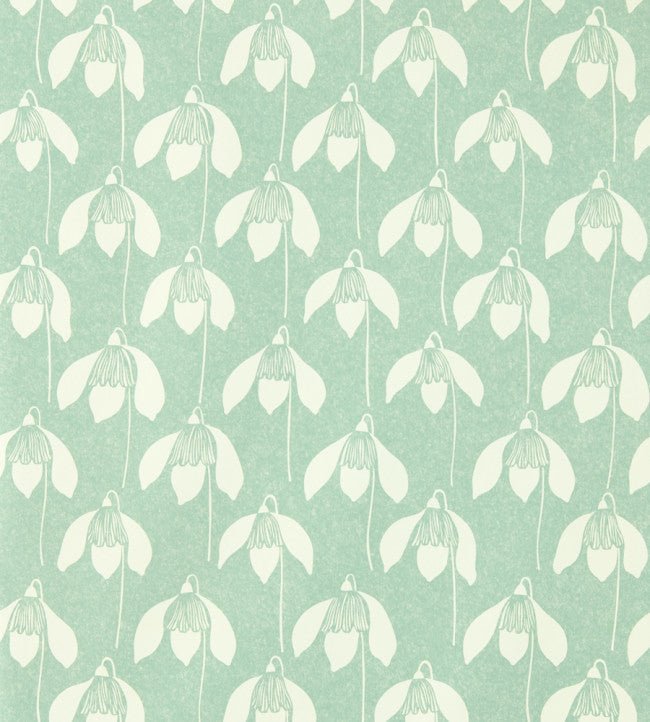 Snowdrop Wallpaper - Sage - NART112801 - Scion