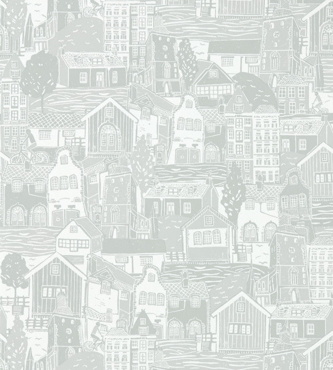 Stockholm Wallpaper - Dove - NART112802 - Scion