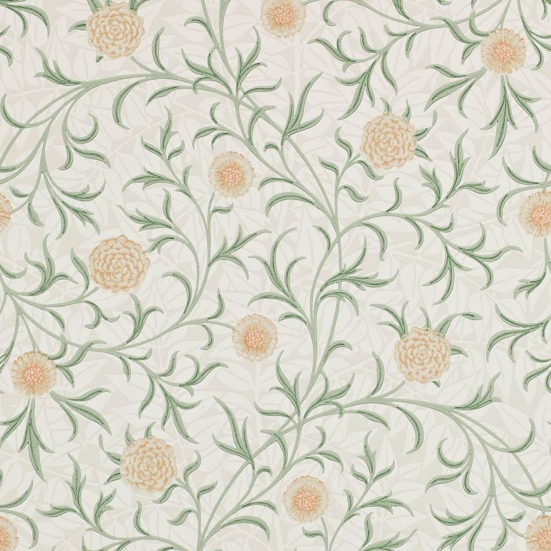 Scroll Wallpaper - Thyme/Pear - 210365 - Morris & Co