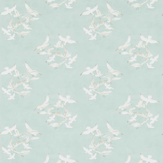 Seagulls Wallpaper - Eau De Nil - DVIN214586