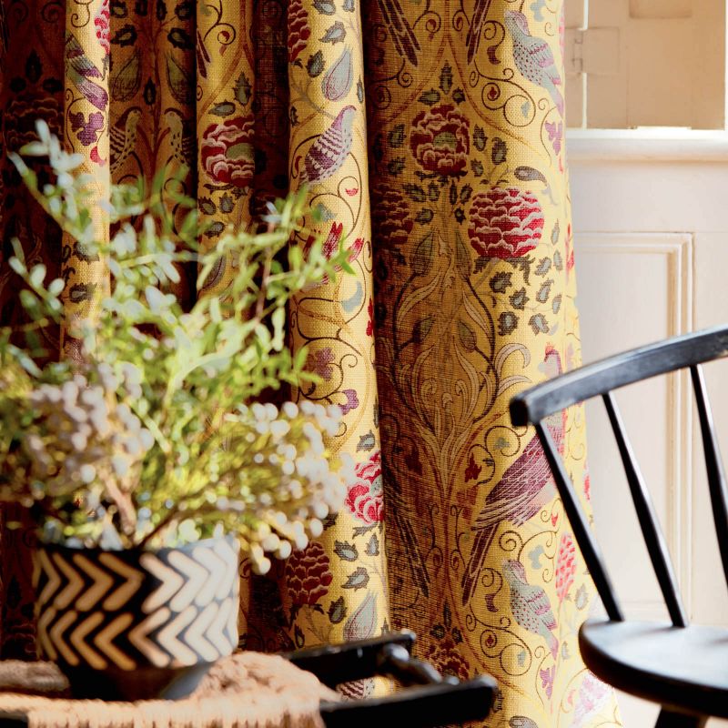 Seasons By May Fabric - Indigo - Morris & Co - 226591 - Premier Wallcovering