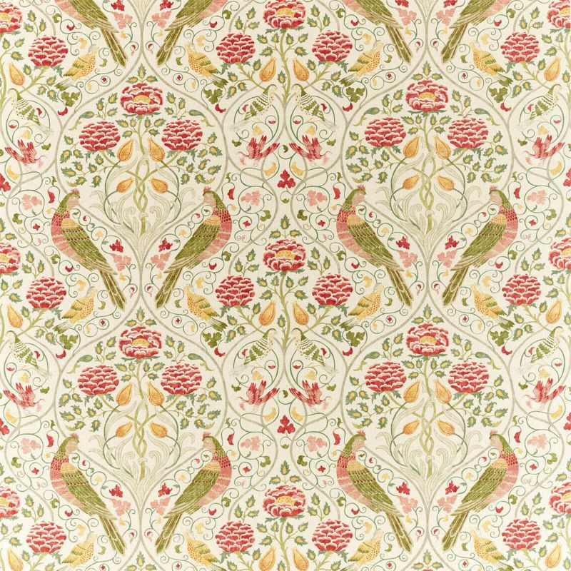 Seasons By May Fabric - Linen - Morris & Co - 226592 - Premier Wallcovering