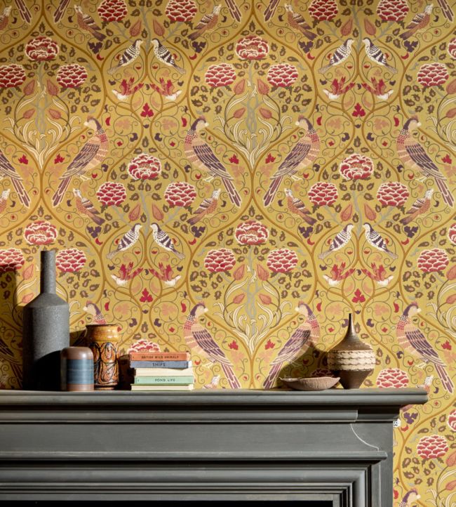 Seasons By May Wallpaper - Indigo - 216686 - Morris & Co - Morris Wallpaper