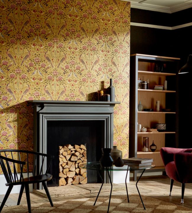 Seasons By May Wallpaper - Saffron - DMSW216685 - Morris & Co - Morris Wallpaper