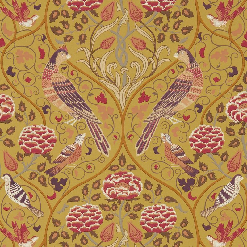Seasons By May Wallpaper - Saffron - Morris & Co - 216685 - Morris Wallpaper