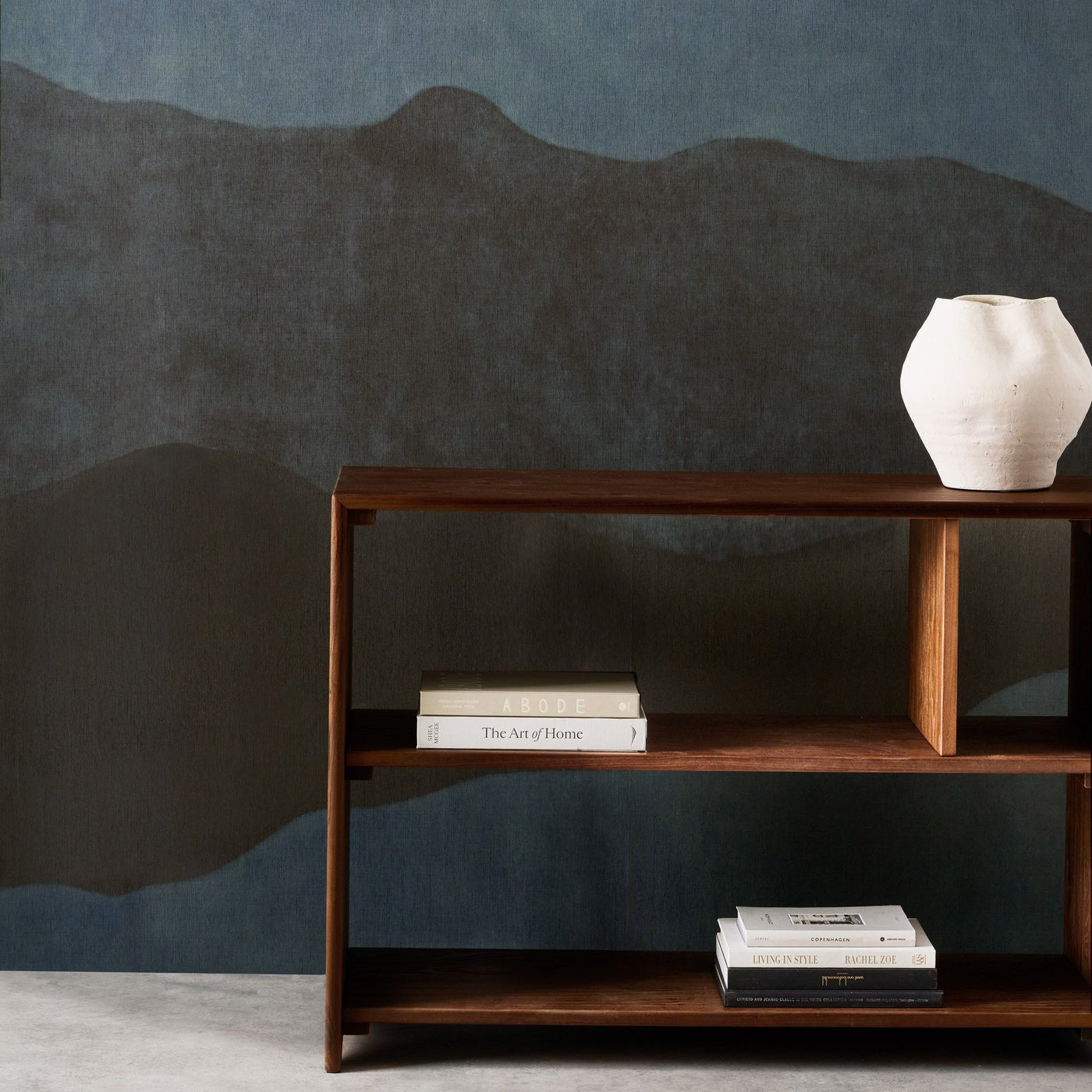 Sedimentary Mural Wallpaper - Midnight - Harlequin - HDMW113327 - Morris Wallpaper