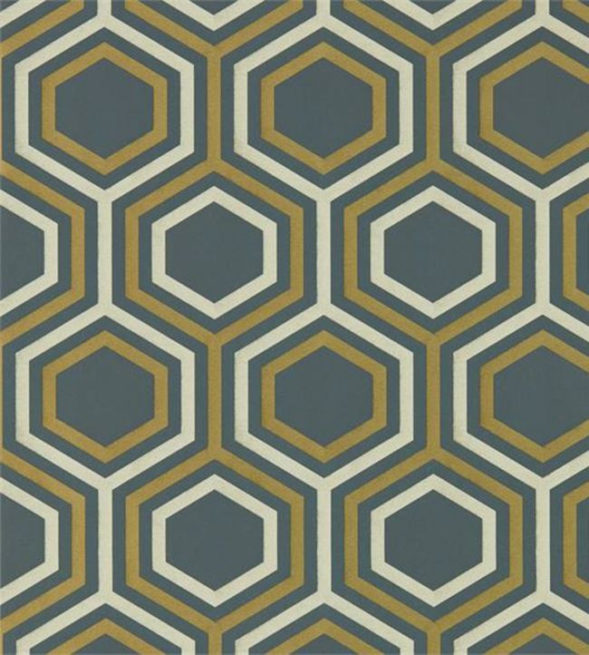 Selo Wallpaper - Ebony/Gold - HSAW112149 - Harlequin - Morris Wallpaper