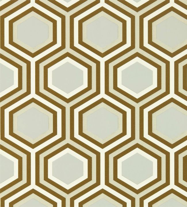 Selo Wallpaper - Gold/Platinum - HSAW112147 - Harlequin - Morris Wallpaper