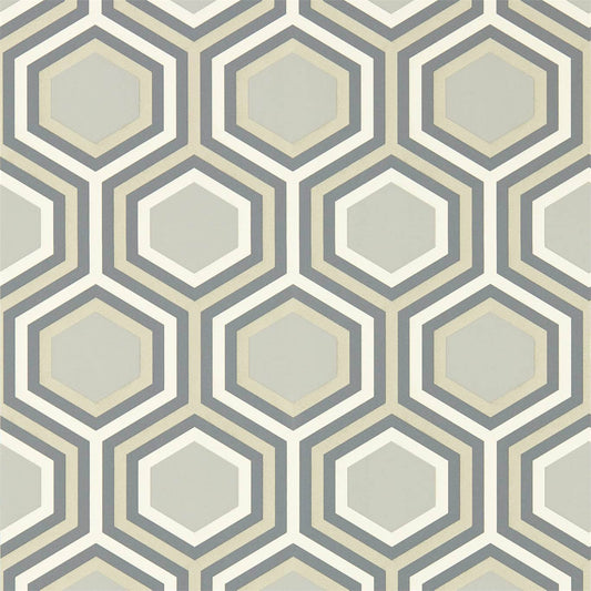 Selo Wallpaper - Slate/Platinum - Harlequin - HSAW112148 - Morris Wallpaper