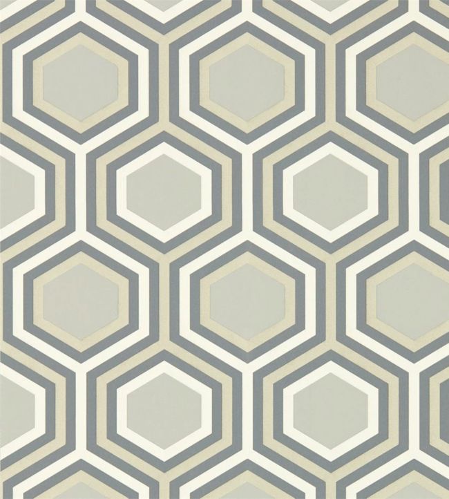 Selo Wallpaper - Slate/Platinum - HSAW112148 - Harlequin - Morris Wallpaper