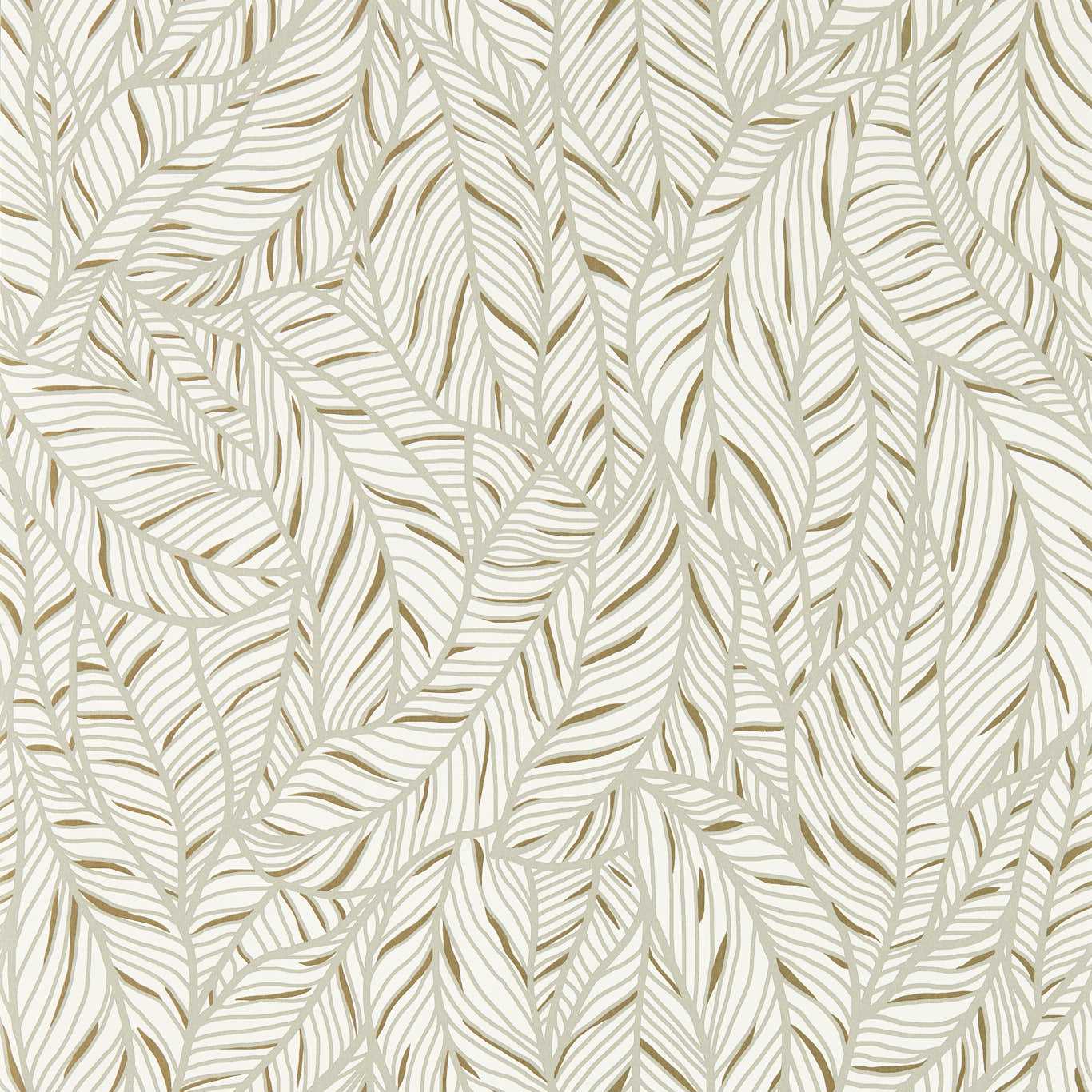 Selva Wallpaper - Linen/Champagne - Clarke & Clarke - W0144/03 - Morris Wallpaper