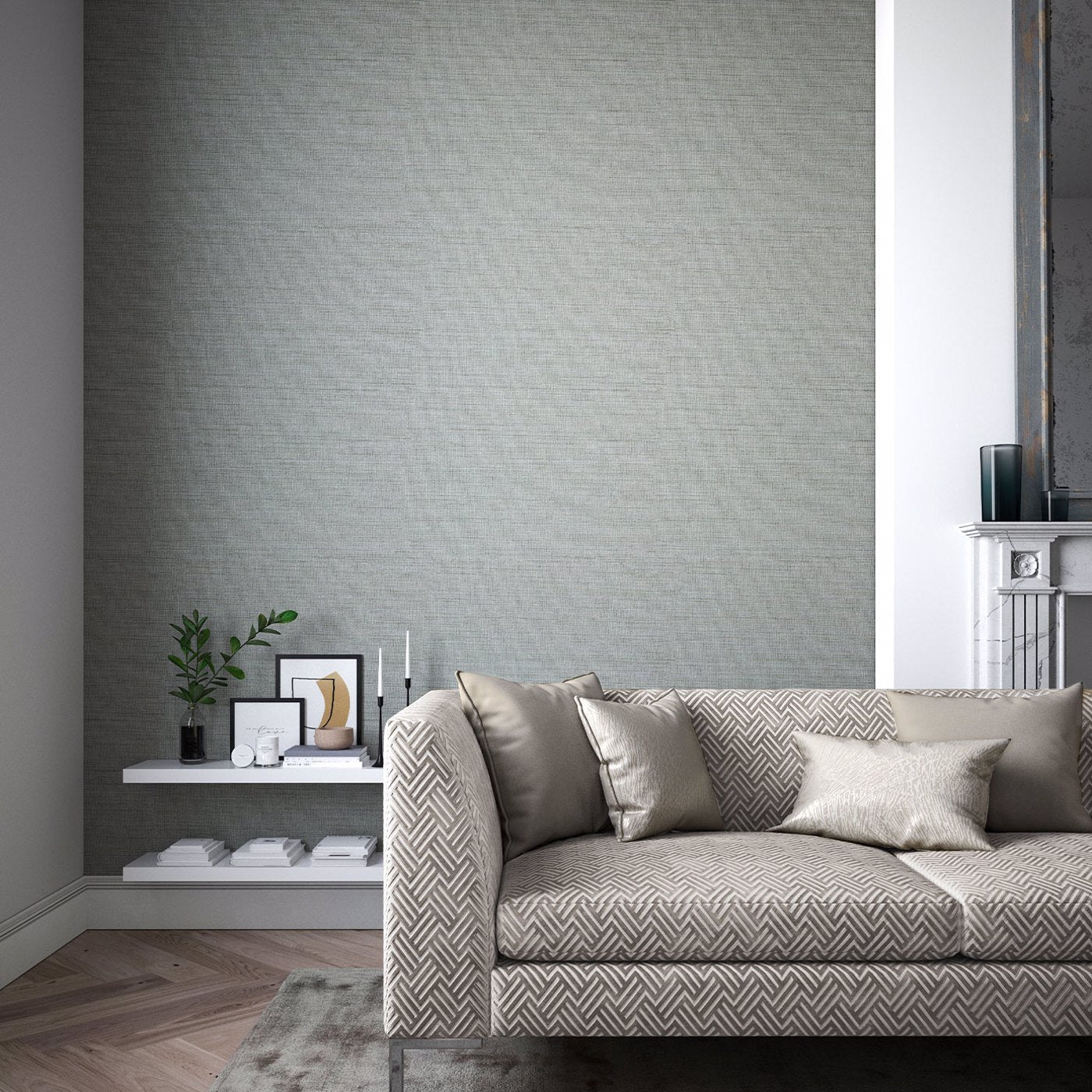 Sequence Wallpaper - Slate - Harlequin - HM7W112736 - Morris Wallpaper