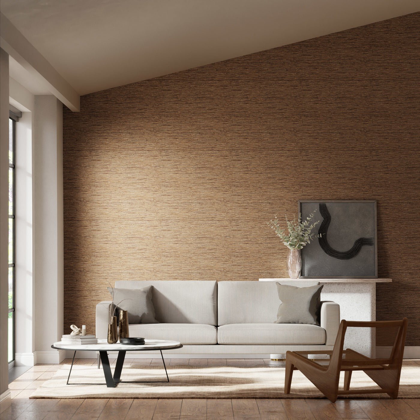 Seri Wallpaper - Amber - Harlequin - EREE110767 - Morris Wallpaper