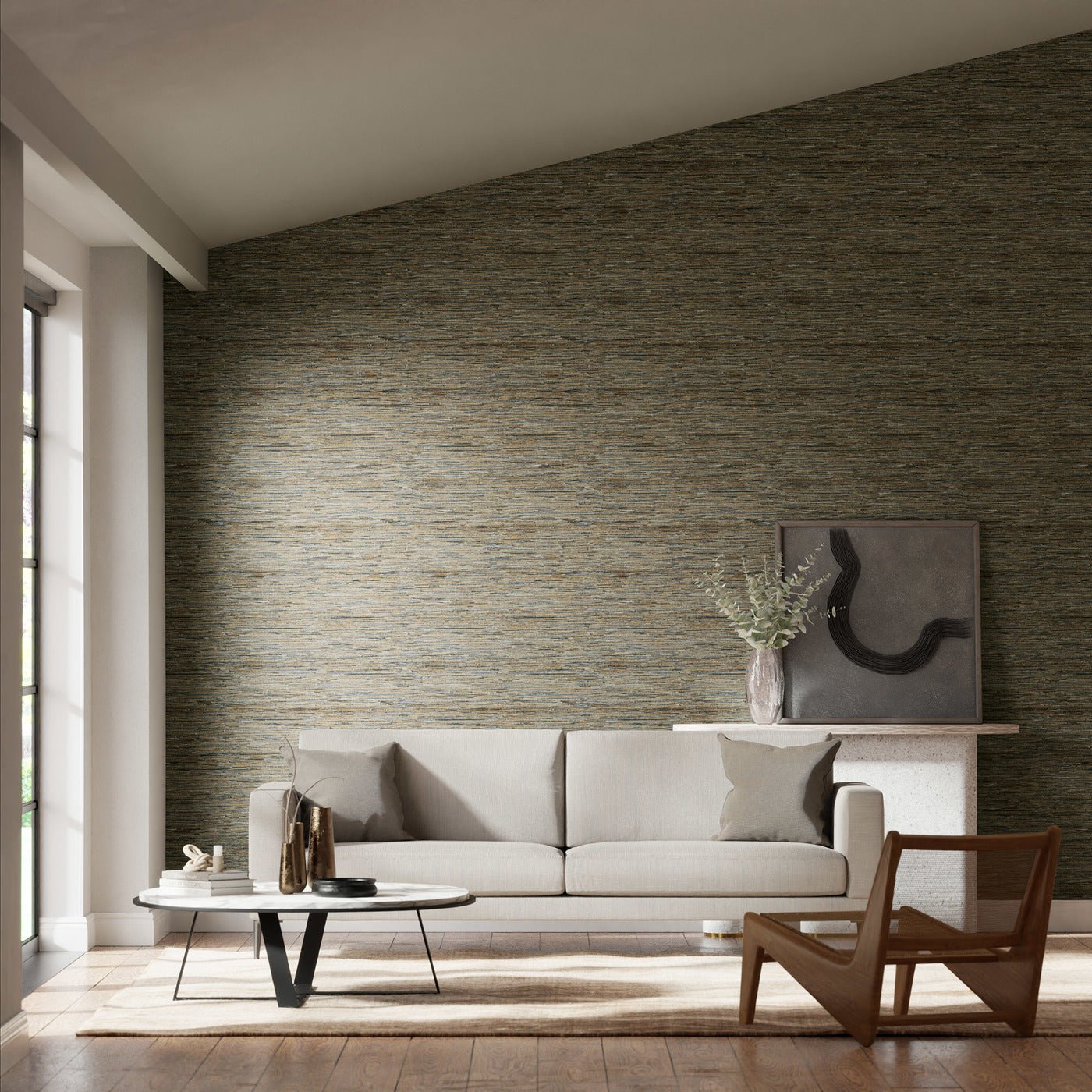 Seri Wallpaper - Midnight - Harlequin - EREE110777 - Morris Wallpaper