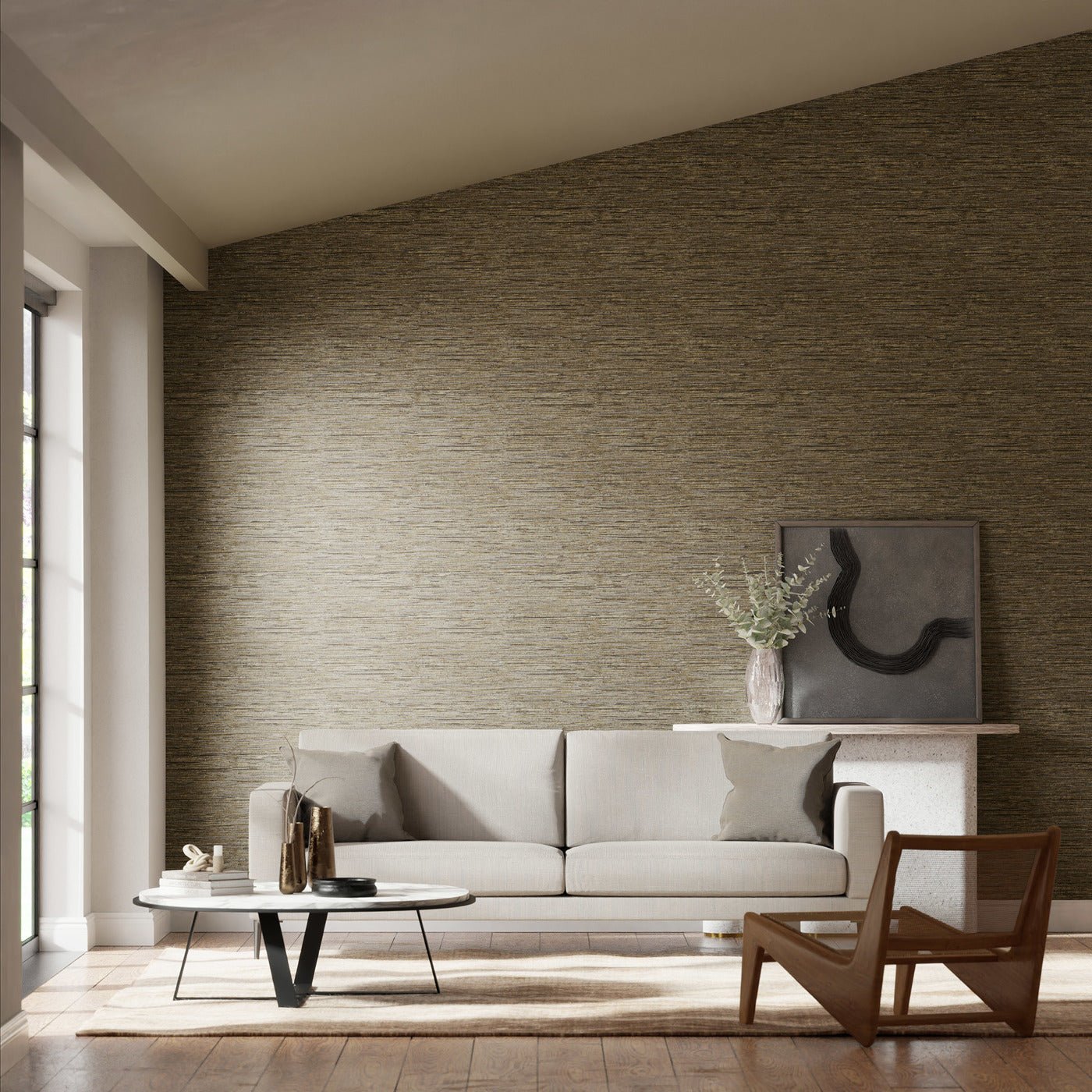 Seri Wallpaper - Truffle - Harlequin - EREE110771 - Morris Wallpaper