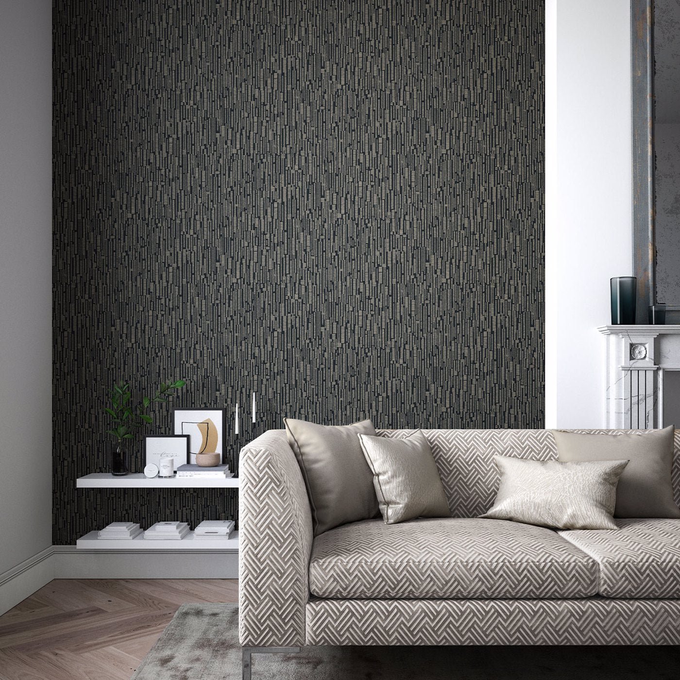 Series Wallpaper - Ebony - Harlequin - HM7W112748 - Morris Wallpaper