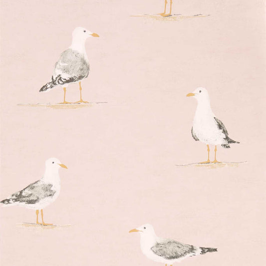 Shore Birds Wallpaper - Blush - DCOA216562