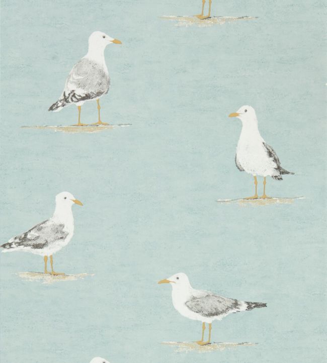 Shore Birds Wallpaper - Sky - DCOA216564 - Sanderson - Morris Wallpaper