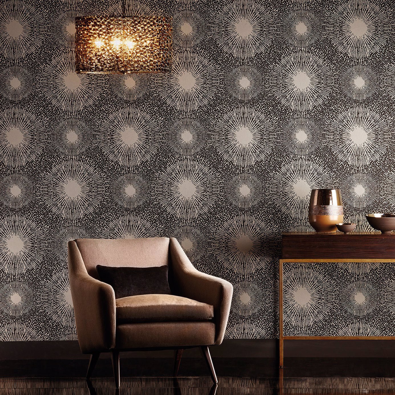 Shore Wallpaper - Truffle - EREE110788 - Harlequin - Premier Wallcovering