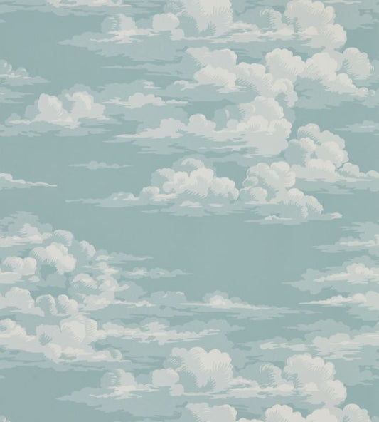 Silvi Clouds Wallpaper - Sky - DYSI216599 - Sanderson - Morris Wallpaper