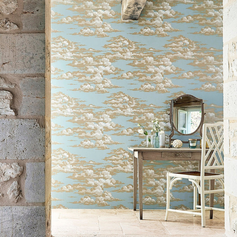 Sanderson Silvi Clouds Wallpaper – Morris Wallpaper