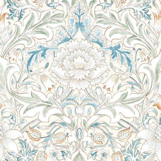 Simply Severn Wallpaper - Bayleaf/Annatto - Morris & Co - 217074 - Morris Wallpaper