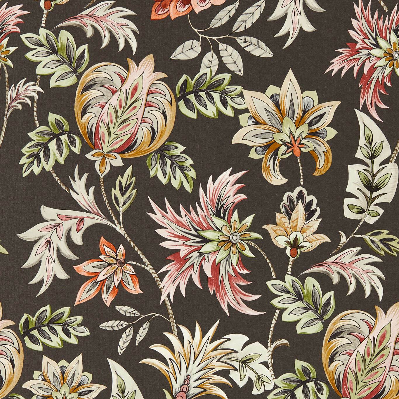 Sizergh Wallpaper - Charcoal - Clarke & Clarke - W0198/02 - Morris Wallpaper