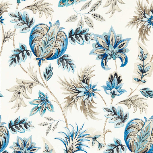 Sizergh Wallpaper - Denim - Clarke & Clarke - W0198/03 - Morris Wallpaper