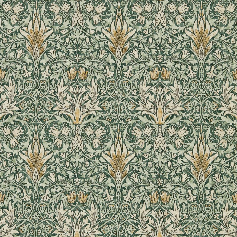 Snakeshead Wallpaper - Forest/Thyme - 216427 - Morris & Co