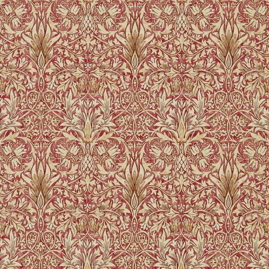 Snakeshead Wallpaper - Madder/Gold - Morris & Co - 216847 - Morris Wallpaper