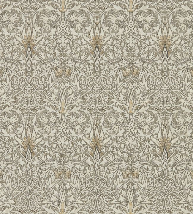 Snakeshead Wallpaper - Stone/Cream - 216430 - Morris & Co