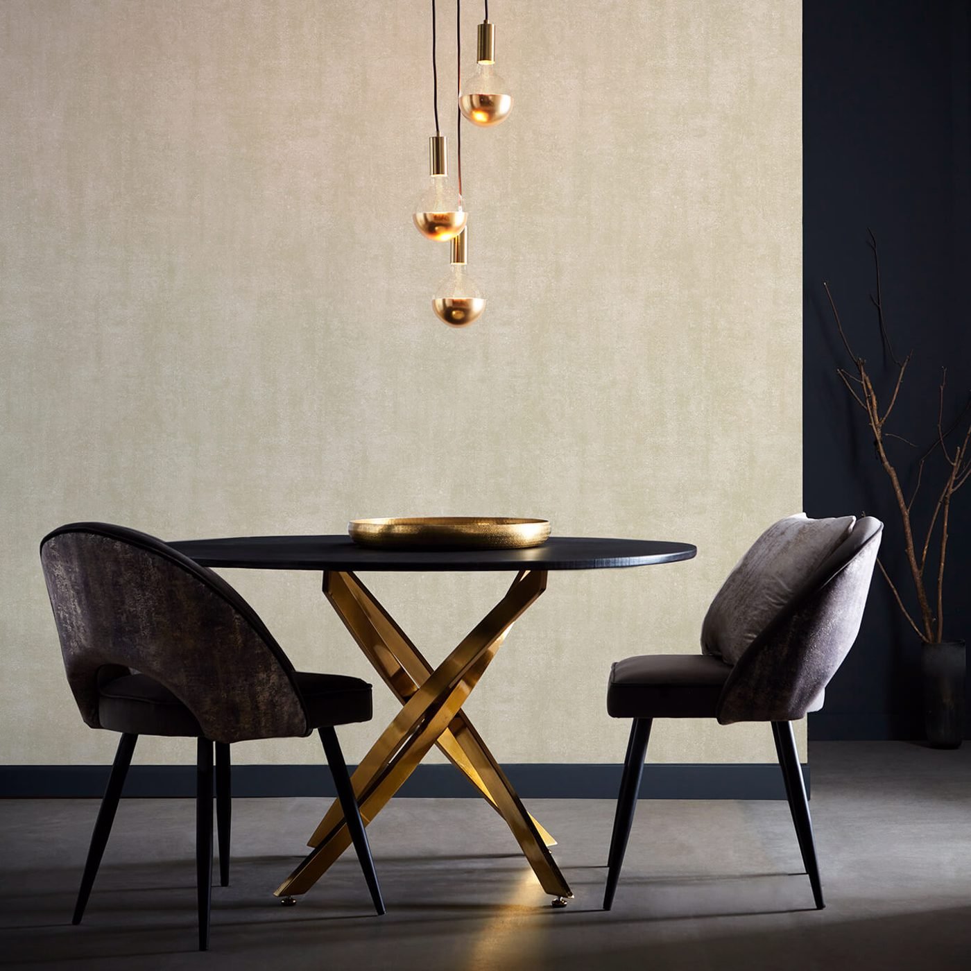 Sontuoso Wallpaper - Gilver - Clarke & Clarke - W0169/01 - Morris Wallpaper