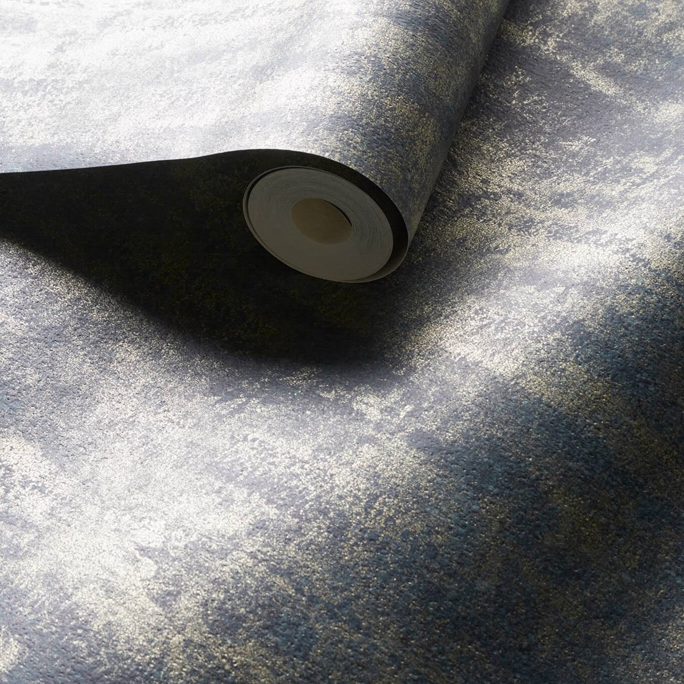 Sontuoso Wallpaper - Midnight - Clarke & Clarke - W0169/02 - Morris Wallpaper