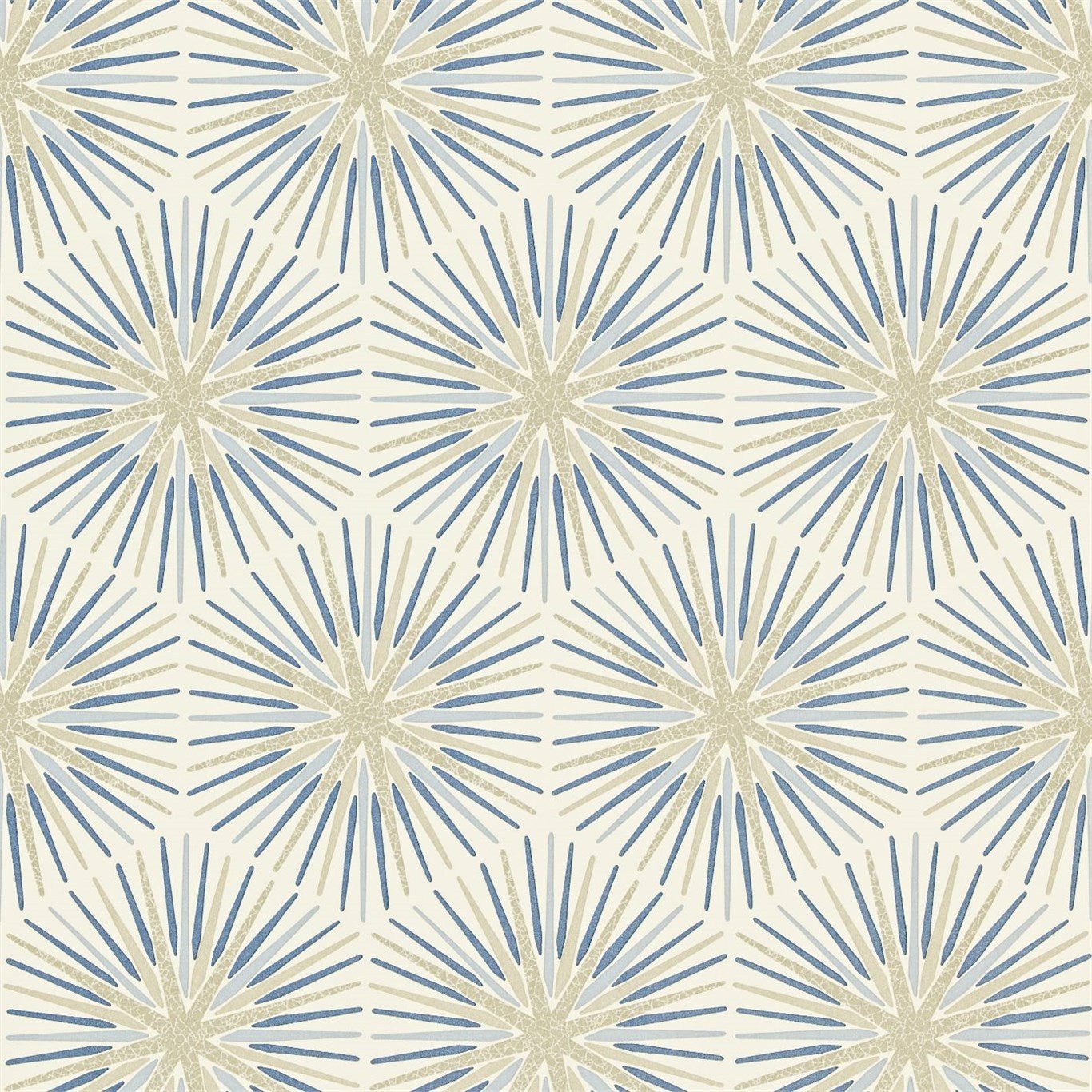 Spark Wallpaper - Sapphire - ZQUA310993 - Zoffany - Morris Wallpaper