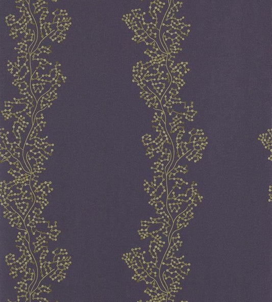 Sparkle Coral Wallpaper - Gold/Purple - DAEG213037 - Sanderson - Morris Wallpaper