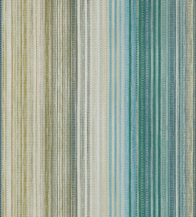 Spectro Stripe Wallpaper - Emerald/Marine - HMWF111962 - Harlequin - Morris Wallpaper