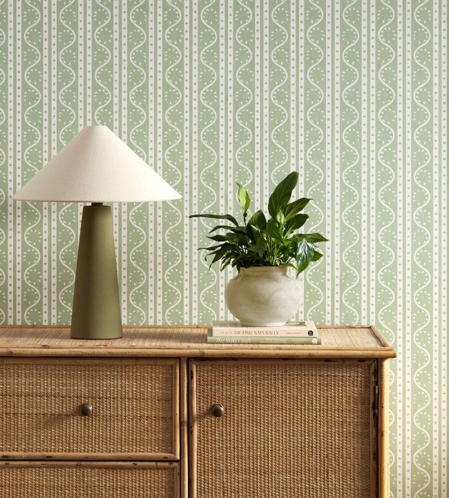 Split Pea Wallpaper - Sage - Scion - NSCW113287 - Morris Wallpaper