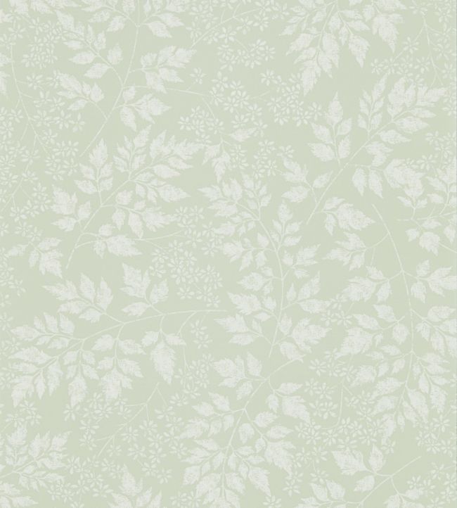 Spring Leaves Wallpaper - Celadon - DHPO216372 - Sanderson - Morris Wallpaper