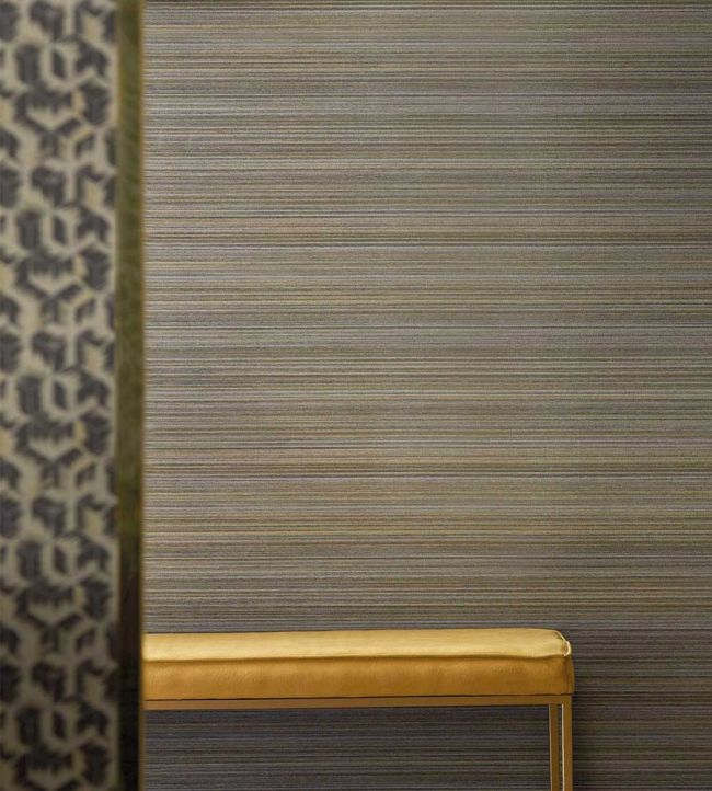 Spun Silk Wallpaper - Antique Bronze - ZRHW312897 - Zoffany - Morris Wallpaper