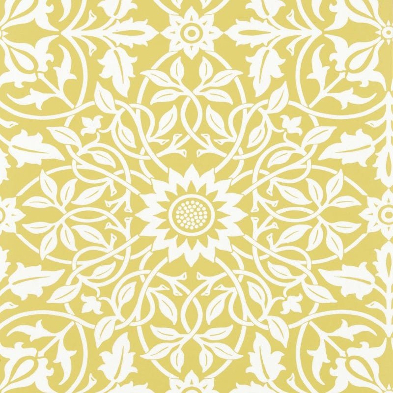 St James Ceiling Wallpaper - Sunflower - Morris & Co - 217078 - Morris Wallpaper