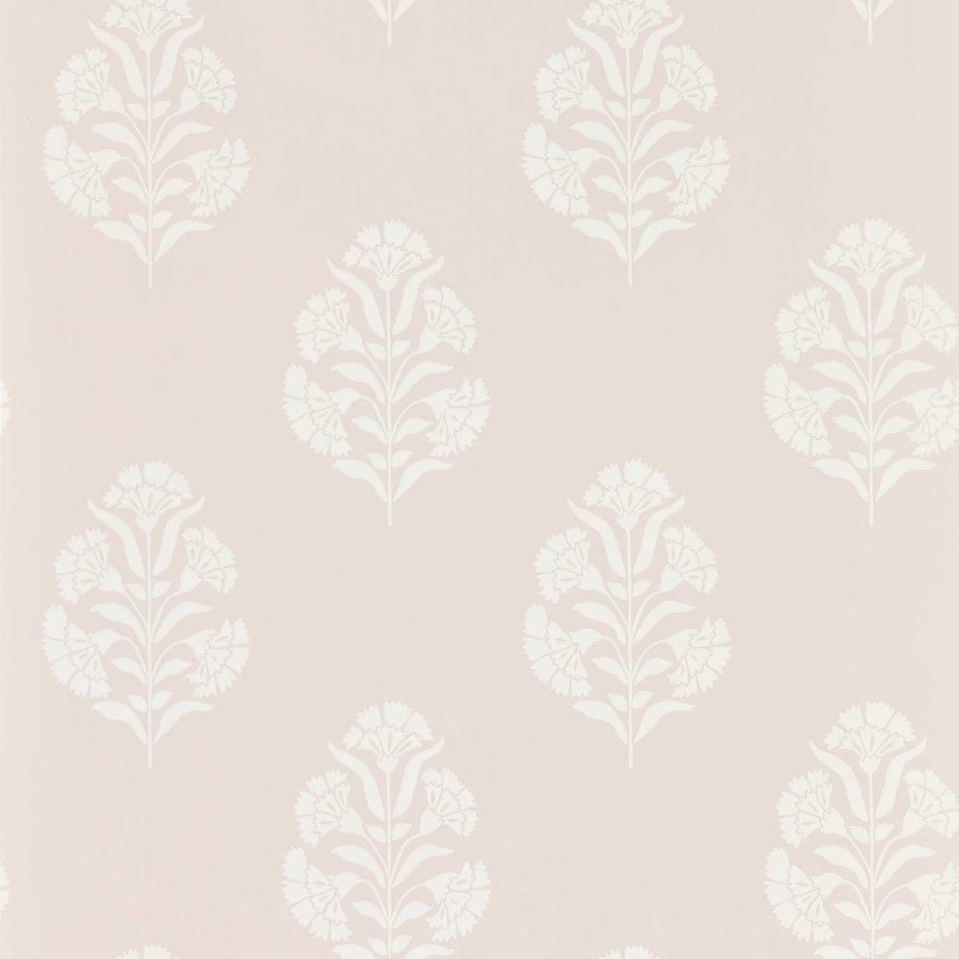 Standen Wallpaper - Blush - Clarke & Clarke - W0199/01 - Morris Wallpaper