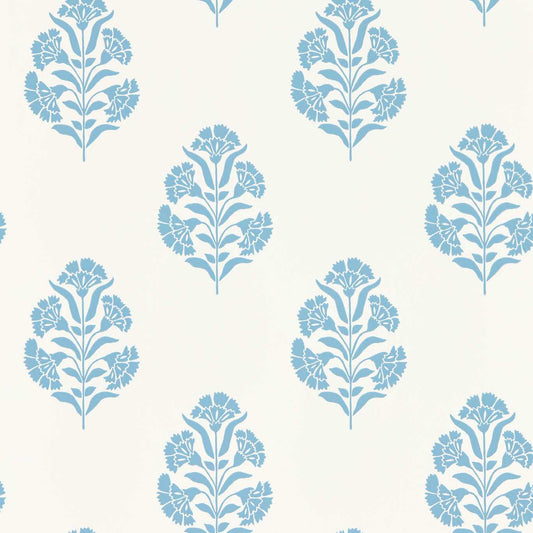 Standen Wallpaper - Denim - Clarke & Clarke - W0199/02 - Morris Wallpaper
