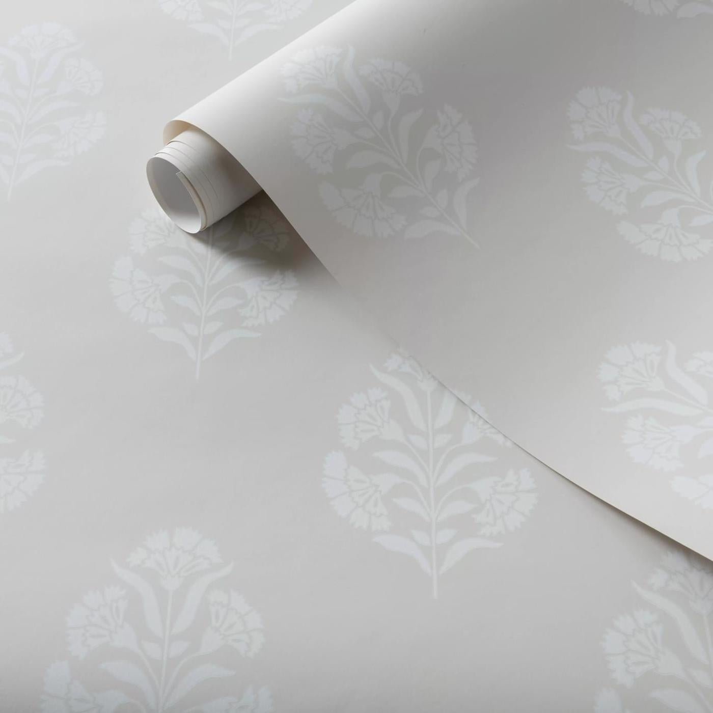 Standen Wallpaper - Natural - Clarke & Clarke - W0199/05 - Morris Wallpaper
